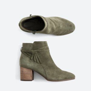 NEW- VIOLET & RED Jenna Suede Bootie